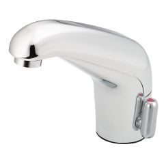 Llave para lavabo electrónica operada por sensor con acabado en cromo