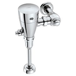 Válvula de descarga electrónica con sensor, de 3/4", en cromo