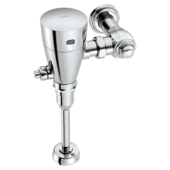 Válvula de descarga electrónica con sensor, de 3/4", en cromo