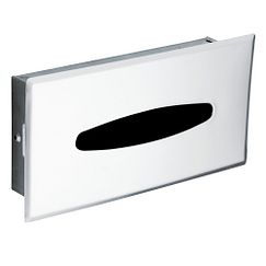 Caja de acero inoxidable para pañuelos desechables