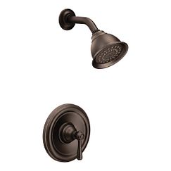 Sólo regadera en bronce aceitado Posi-Temp®