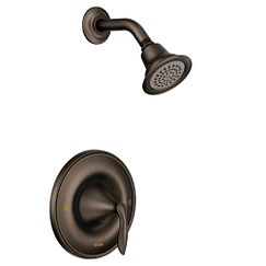 Sólo regadera en bronce aceitado Posi-Temp®