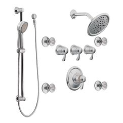 Spa vertical ExactTemp® en cromo para traslado