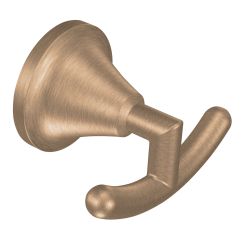 Gancho para batas de bronce cepillado