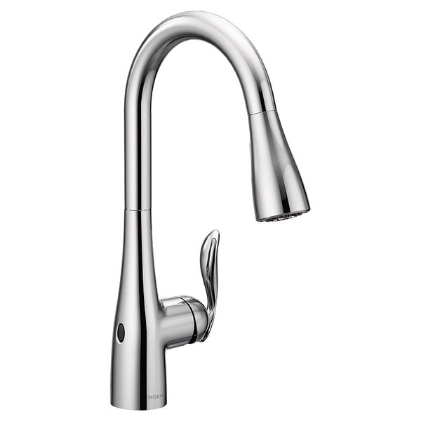 Arbor Chrome One Handle High Arc Pulldown Kitchen Faucet 7594ewc Arbor Chrome One Handle High Arc Pulldown Kitchen Faucet